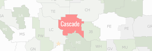 Cascade County Map