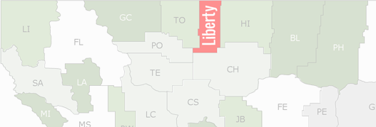Liberty County Map