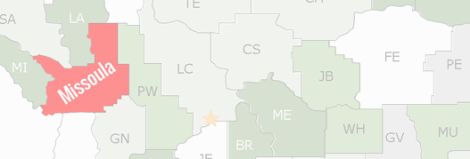 Missoula County Map