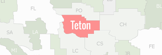 Teton County Map