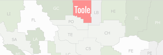 Toole County Map